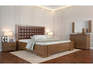 Ліжко Амбер дерев'яне з підйомним механізмом Арбор