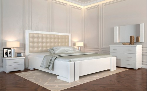 Ліжко Амбер дерев'яне з підйомним механізмом Арбор