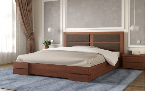 Ліжко Кардинал-1 дерев'яне з підйомним механізмом Арбор