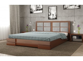 Кровать Кардинал-2 деревянная с подъемным механизмом Арбор