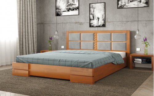 Ліжко Кардинал-2 дерев'яне з підйомним механізмом Арбор