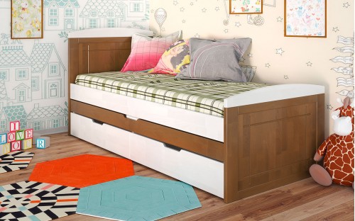 Кровать Компакт деревянная Арбор