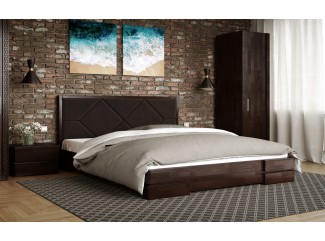 Ліжко Магнолія дерев'яне з підйомним механізмом Арбор
