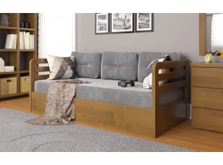 Ліжко Немо люкс дерев'яне з підйомним механізмом Арбор