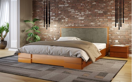 Ліжко Севілья дерев'яне з підйомним механізмом Арбор