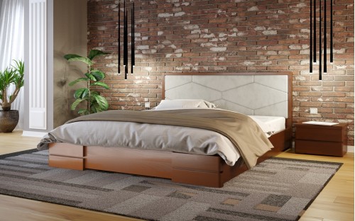 Кровать Севилья деревянная с подъемным механизмом Арбор