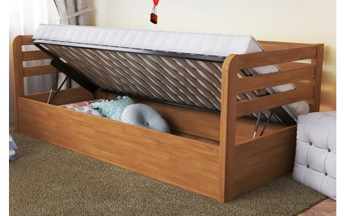 Ліжко Немо люкс дерев'яне з підйомним механізмом Арбор