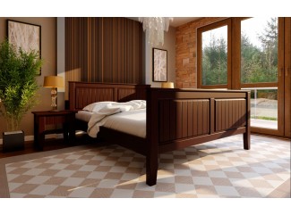 Ліжко Глорія високе узніж'є дерев'яне ЧДК