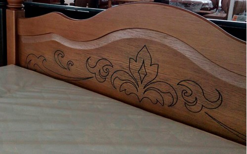 Кровать Магнолия деревянная ЧДК