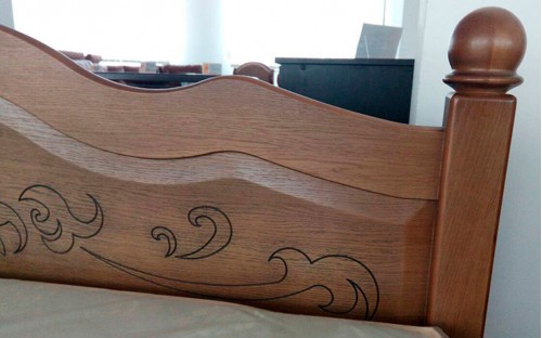 Ліжко Магнолія дерев'яне ЧДК