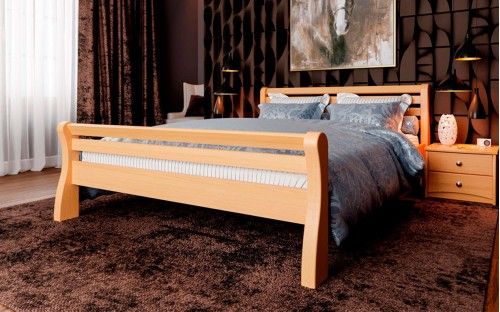 Кровать Ретро деревянная ЧДК