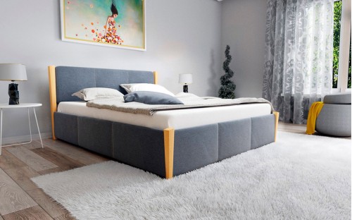 Кровать Сеул деревянная с подъёмным механизмом ЧДК