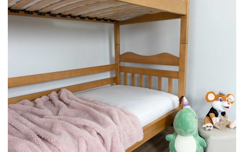 Ліжко Мауглі трасформер двоярусне масив буку Дрімка