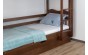 Ліжко Мауглі трасформер двоярусне з підйомним механізмом масив буку Дрімка