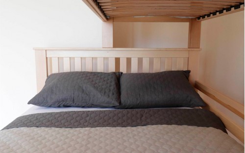 Ліжко Орхідея двоярусне дерев'яне масив буку Дрімка