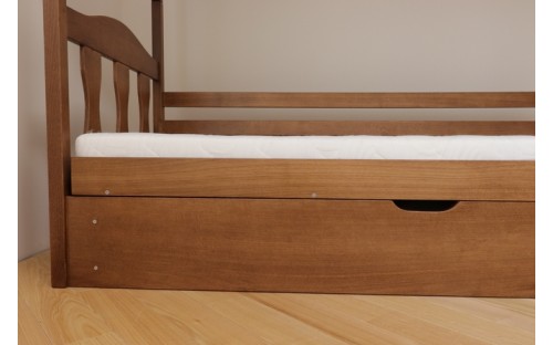 Кровать Сонька трасформер двухъярусная с подъемным механизмом массив бука Дримка