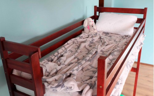 Кровать Шрек-чердак деревянная массив бука Дримка