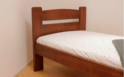Ліжко Дональд односпальне дерев'яне масив буку Дрімка