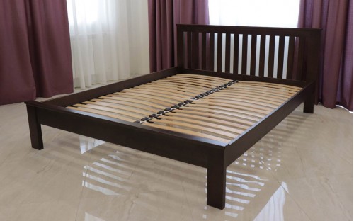 Ліжко Жасмін дерев'яне з низьким узніжжям масив буку Дрімка