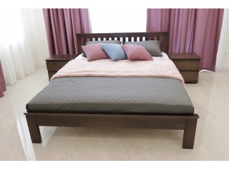 Кровать Жасмин деревянная с низким изножьем массив бука Дримка Кровать Жасмин деревянная с низким изножьем массив бука Дримка