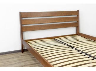 Ліжко Глорія двоспальне з низьким узніжжям масив буку Дрімка