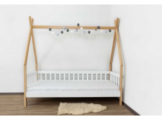 Ліжко Хатинка дерев'яне масив буку Дрімка