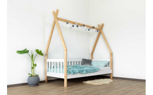 Ліжко Хатинка дерев'яне масив буку Дрімка
