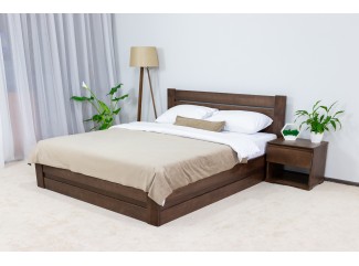 Кровать Лотос с подъемным механизмом массив бука Дримка Кровать Лотос с подъемным механизмом массив бука Дримка