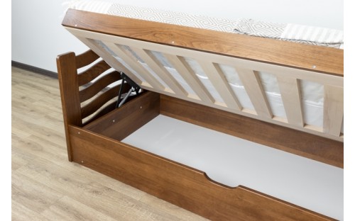 Ліжко Міккі Маус з підйомним механізмом дерев'яне  масив буку Дрімка