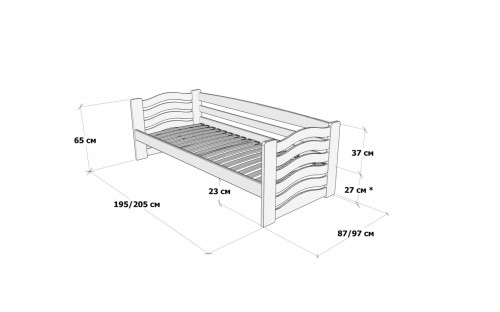 Кровать Микки Маус массив бука Дримка Кровать Микки Маус массив бука Дримка