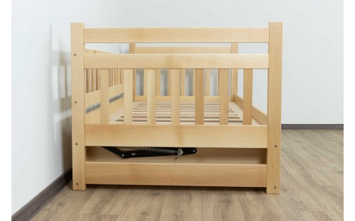 Кровать Молли с подъемным механизмом деревянная массив бука Дримка