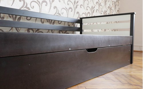 Кровать Телесык с подъемным механизмом деревянная массив бука Дримка