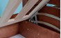 Ліжко Білосніжка трасформер двоярусне з підйомним механізмом масив буку Дрімка