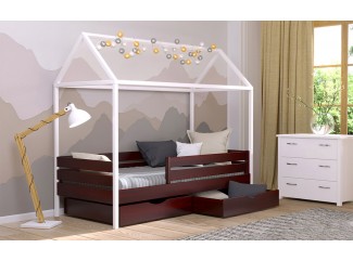 Кровать-домик Амми деревянная Эстелла