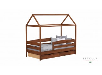 Кровать-домик Амми Плюс деревянная бук Эстелла