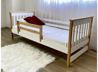 Ліжко Адель масив буку + Подарунок: посилені ламелі