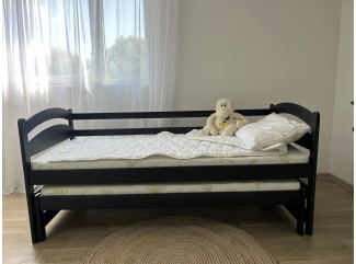 Кровать Бонни массив бука + Подарок:  усиленные ламели