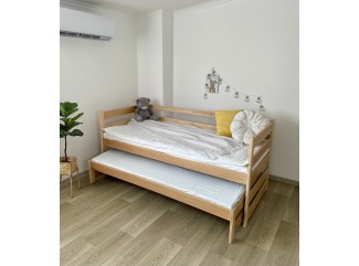 Ліжко Соня масив буку + Подарунок: посилені ламелі