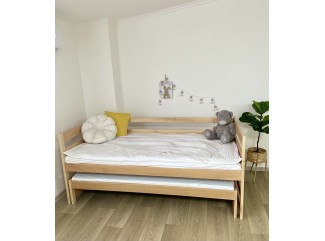 Ліжко Соня масив буку + Подарунок: посилені ламелі