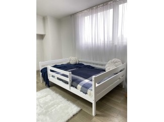 Кровать Хюго Плюс 120*190(200) массив бука + Подарок:  усиленные ламели