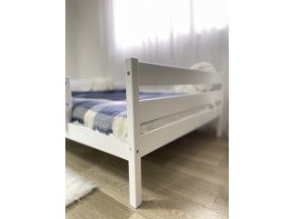 Ліжко Хюго Плюс 120*190(200) масив буку + Подарунок: посилені ламелі Ліжко Хюго Плюс 120*190(200) масив буку + Подарунок: посилені ламелі