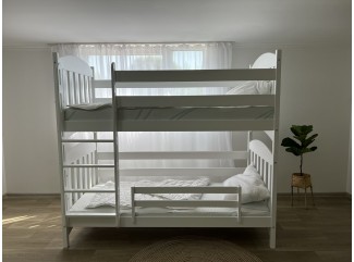 Кровать Мелисса трансформер двухъярусная массив бука + Подарок:  усиленные ламели