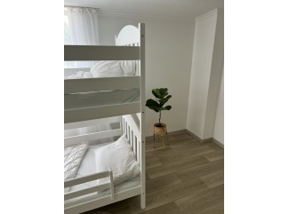 Кровать Мелисса трансформер двухъярусная массив бука + Подарок:  усиленные ламели