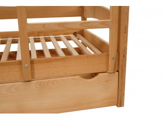 Кровать Tokyo (Токио) двухъярусная с ящиками деревянная массив бука Гойдалка