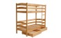 Кровать Tokyo (Токио) двухъярусная с ящиками деревянная массив бука Гойдалка