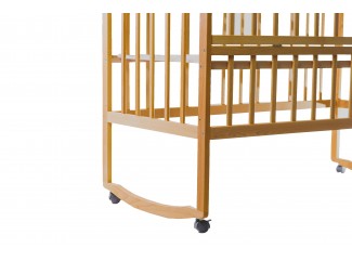 Кровать Ameli (Амели) детская с откидной боковиной массив бука Гойдалка 60х120