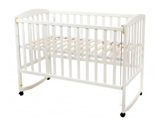  Кровать Ameli (Амели) детская с подвижной боковиной массив бука Гойдалка 60х120