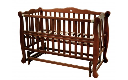 Кровать Natali (Натали) детская с откидной боковиной массив бука Гойдалка 60х120