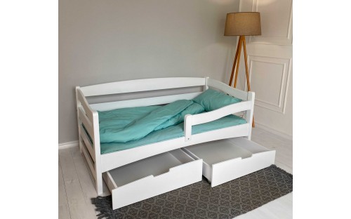 Кровать Afina (Афина)  деревянная с ящиками массив бука Гойдалка