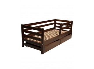  Ліжко Avrora (Аврора)  дерев'яне з шухлядами масив бука Гойдалка
